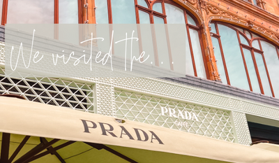 We visited the Prada Caffè in Harrods!