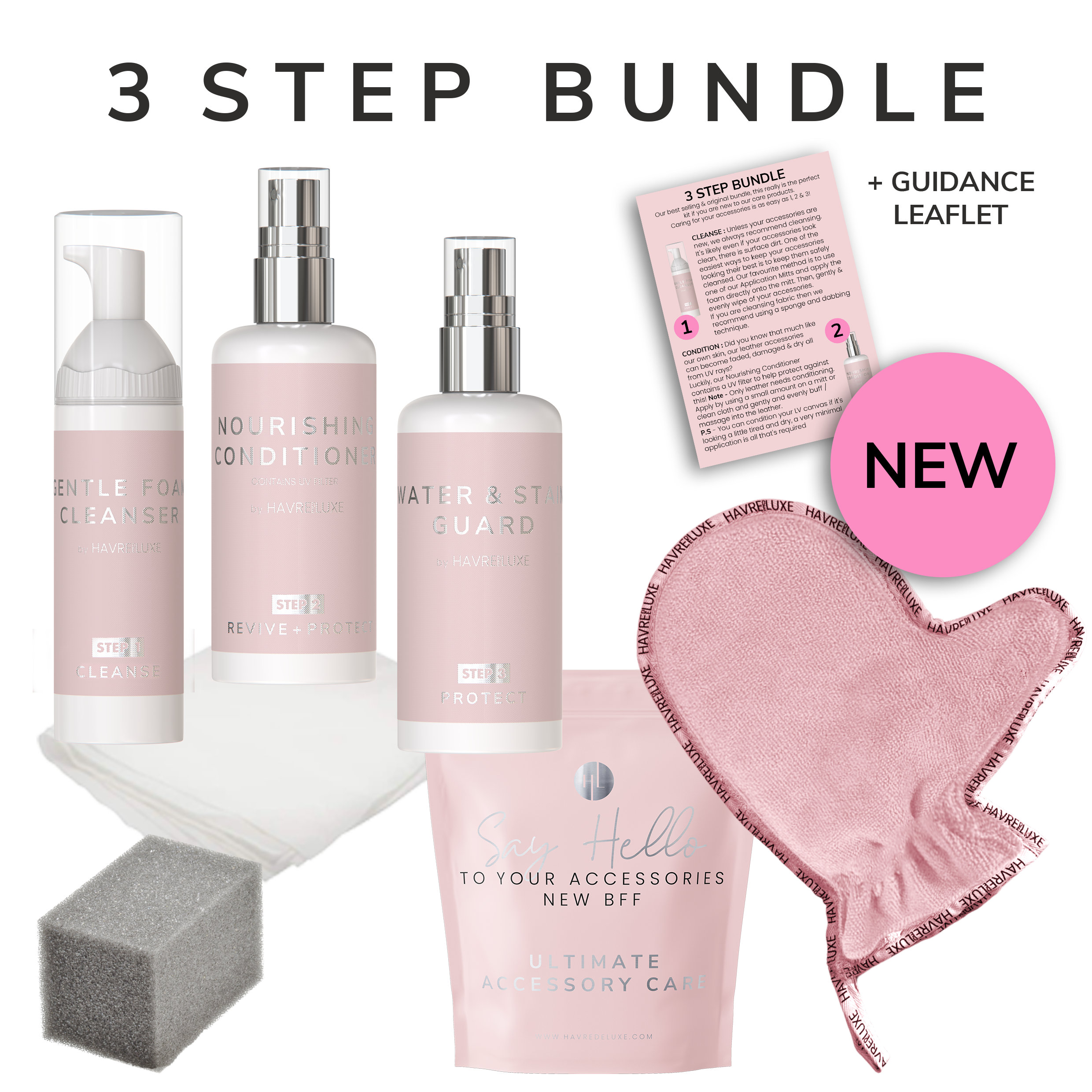 3-Step Handbag & Accessories Care Kit