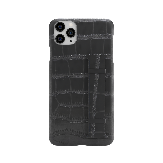 iPhone 11 Pro Croc Case With Stand - Havre de Luxe