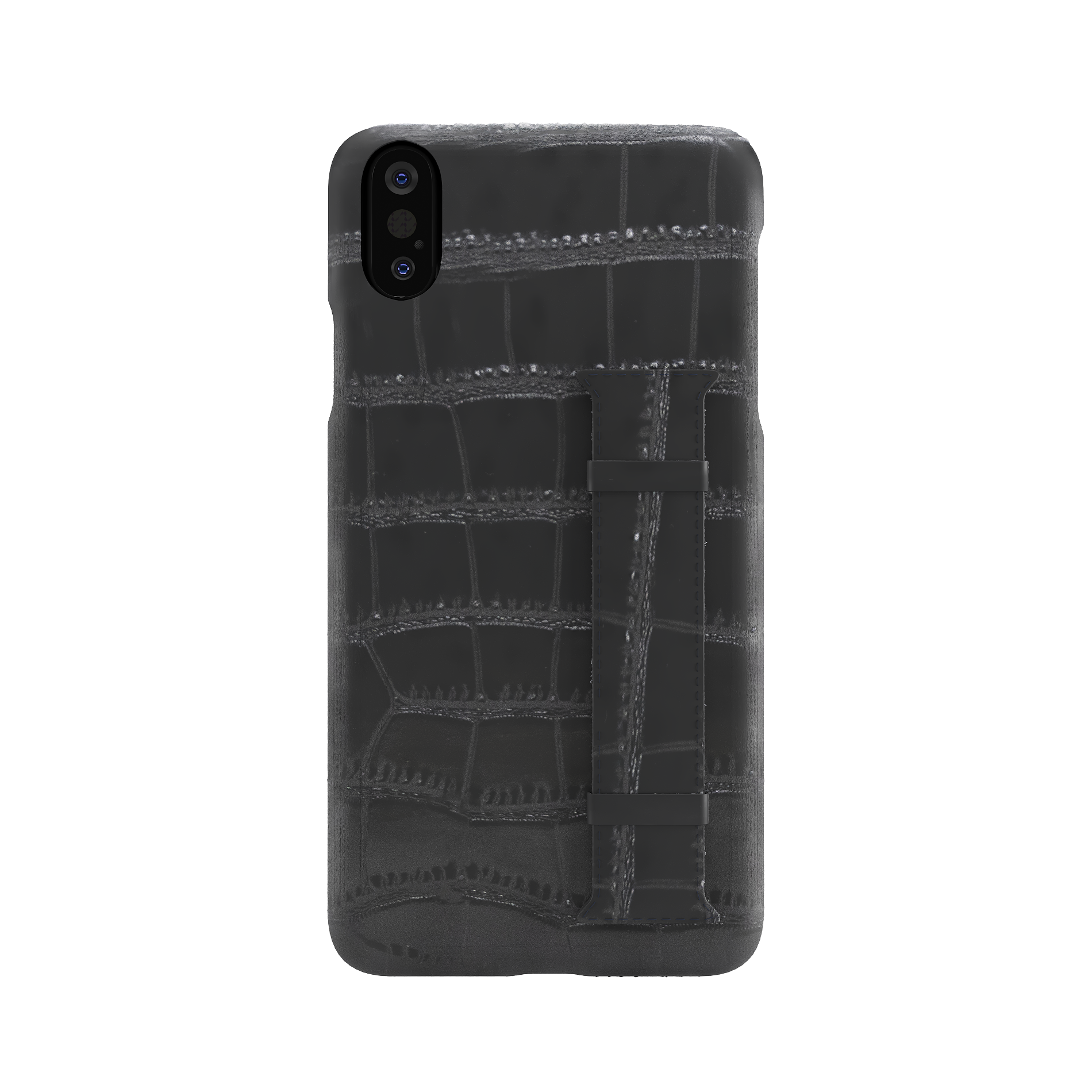 iPhone XS Max Croc Case With Stand - Havre de Luxe