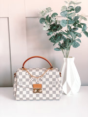 Mini Blanc Fleur Handbag Charm