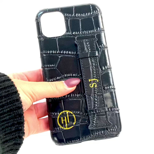 iPhone 11 Pro Croc Case With Stand